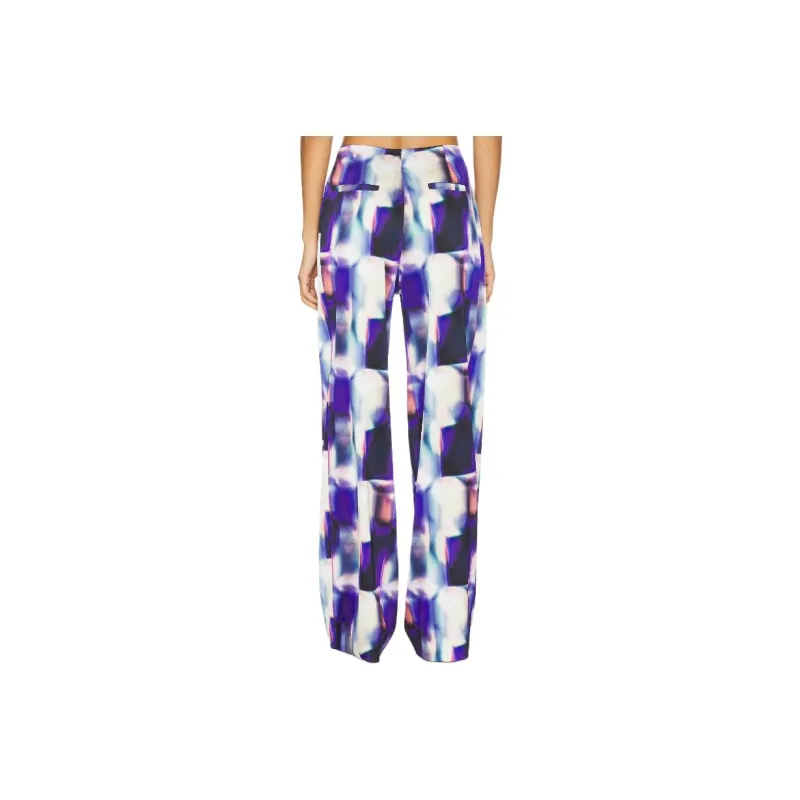 Misaki Casual Pants Women's Purple-1