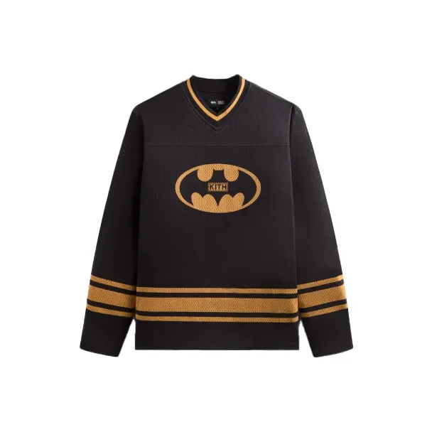 KITH X Batman Long Sleeve Malik Jersey-0