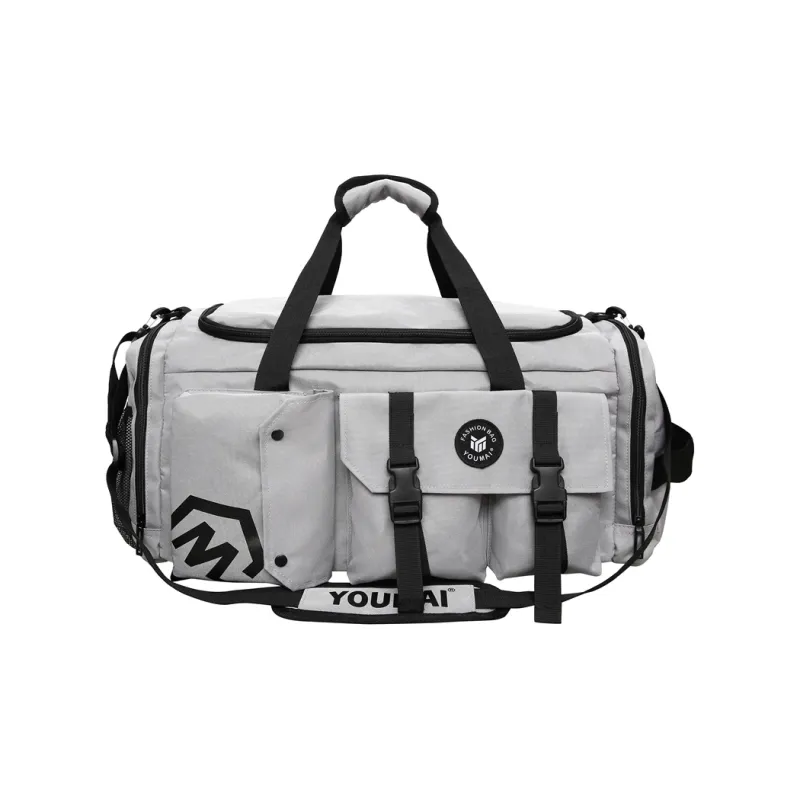 Deli Bear Oxford Travel Gym Bag Unisex Black/Pink/Gray/White/Yellow/Purple/Red/Turquoise-10