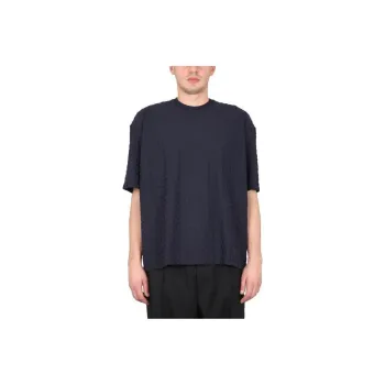 Sunnei Logo Embossed Crewneck T-Shirt