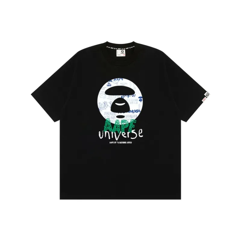 Aape Graphic print Cotton T shirt-0