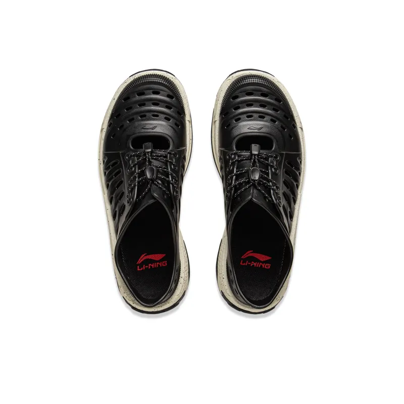 LiNing Pan Gu Trek Anti Slip And Wear Resistant Coverage River Trekking Shoes Unisex Black-3