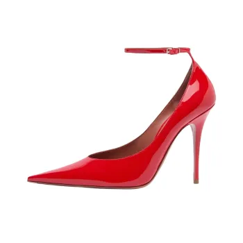 AMINA MUADDI Anko Slim Heel High Heels 10.5cm Women's Red