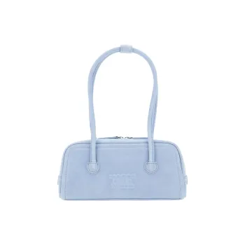 MARGESHERWOOD Suede Shoulder Bag Women's Light Blue