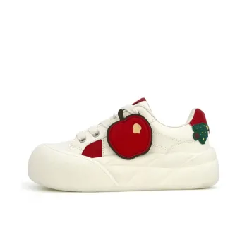 VICTORIA&VERA Apple Shoes Height Enhancing Wear Resistant Lightweight Breathable Low Top Skateboard Shoes Women's