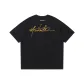 Black with Gold Embroidery