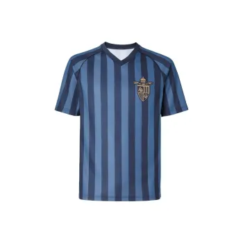 FENDI V Neck Striped T Shirt