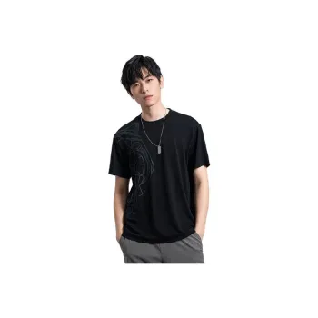 GOLDLION T Shirts Men 99 Black