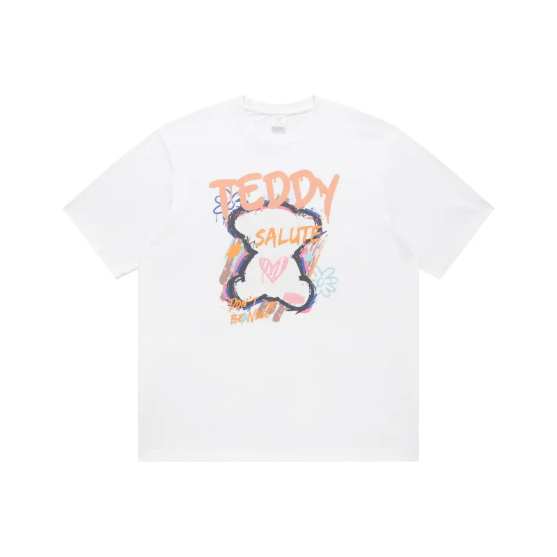 Teddy Bear Collection Contrast Graffiti Series T Shirt Unisex-7