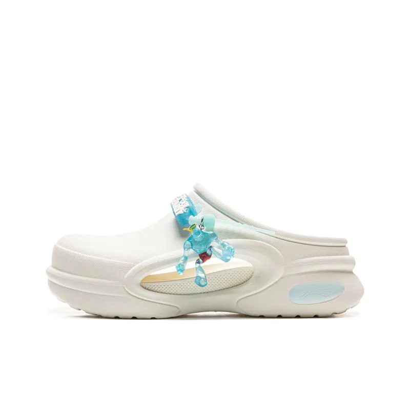 YINGXIONGLIANMENGYONGCHIPAIDUI x LiNing Soft Clogs Unisex White-0