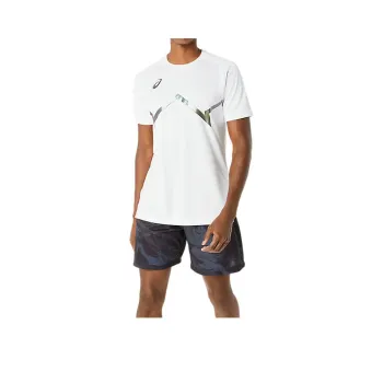 Asics T Shirt Unisex Bright White