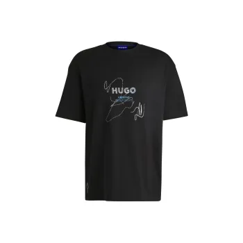 HUGO BOSS FW24 T Shirt Men's Black