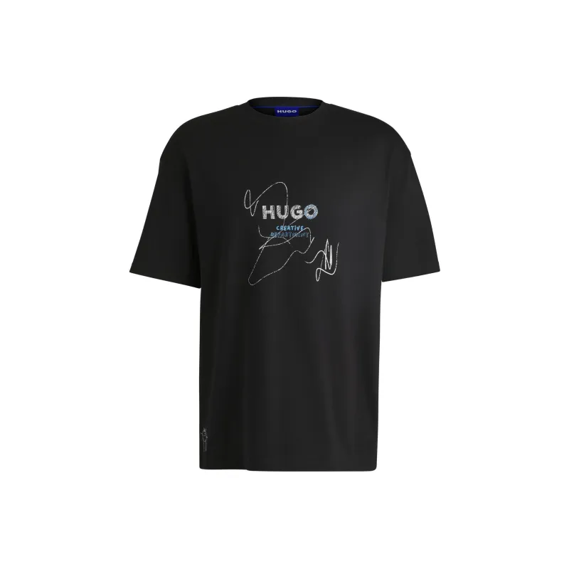 HUGO BOSS FW24 T Shirt Men's Black-0