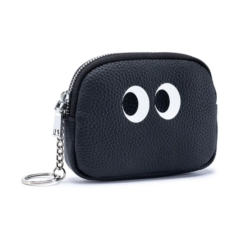 Tong Tong Rabbit Top Grain Cow Leather Coin Purse Women's Multicolor-0