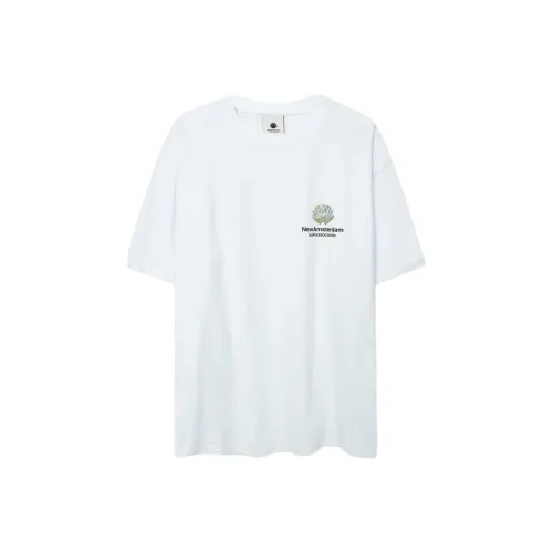 NEW AMSTERDAM 화이트 남성 티셔츠