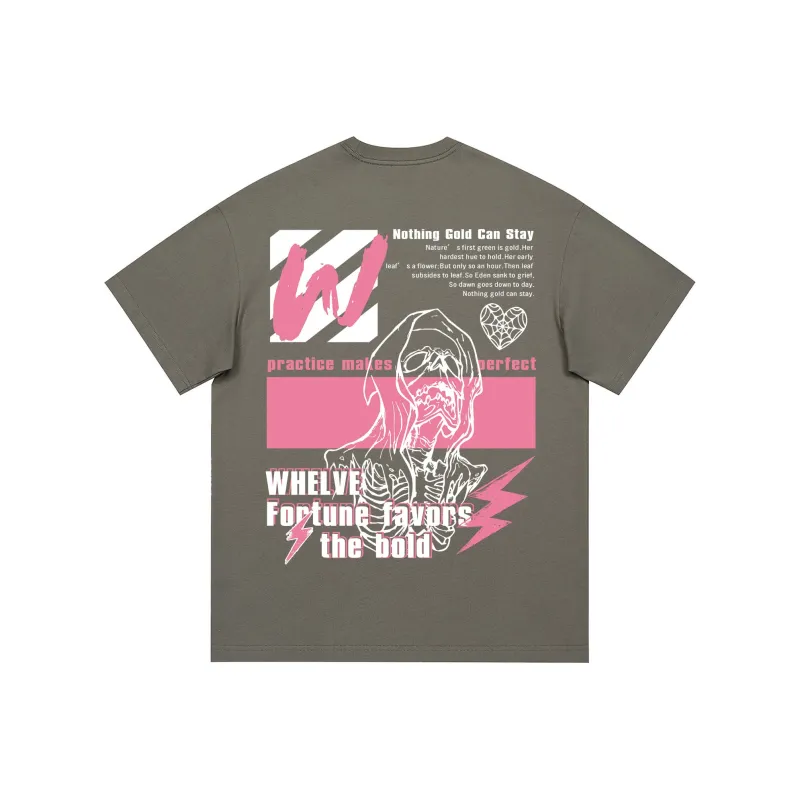 WHELVE Short Sleeved T Shirts Unisex-8