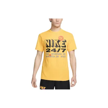 Nike Regular T Shirt Men's Yellow
