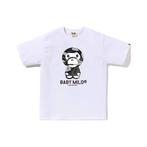 A BATHING APE Liquid Camo Baby Milo Tee