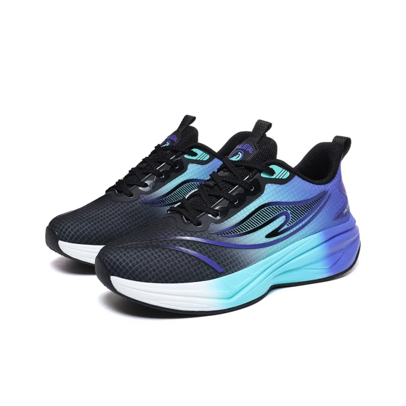 PALATIAL Running Shoes Men Low Top Sea Salt Blue/Radiant Purple/Black Turquoise-16