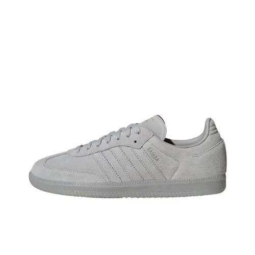 Adidas Originals SAMBA OG Anti Slip Wear Resistant Low Top Skateboard Shoes Unisex Gray
