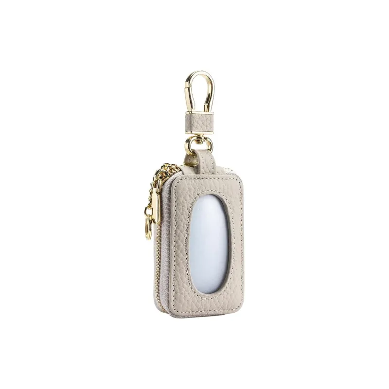 Tong Tong Rabbit Top Grain Cow Leather Key Pouch Regular Unisex Multicolor-5