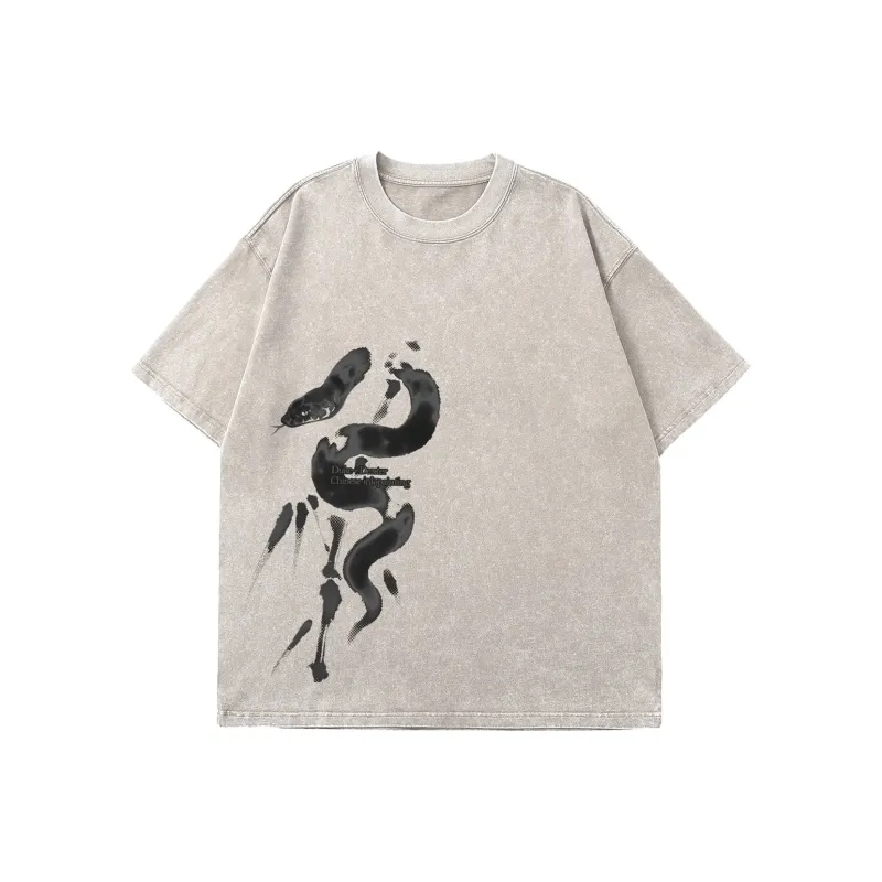 DUKE+DEXTER T Shirt Unisex Washed Black-6