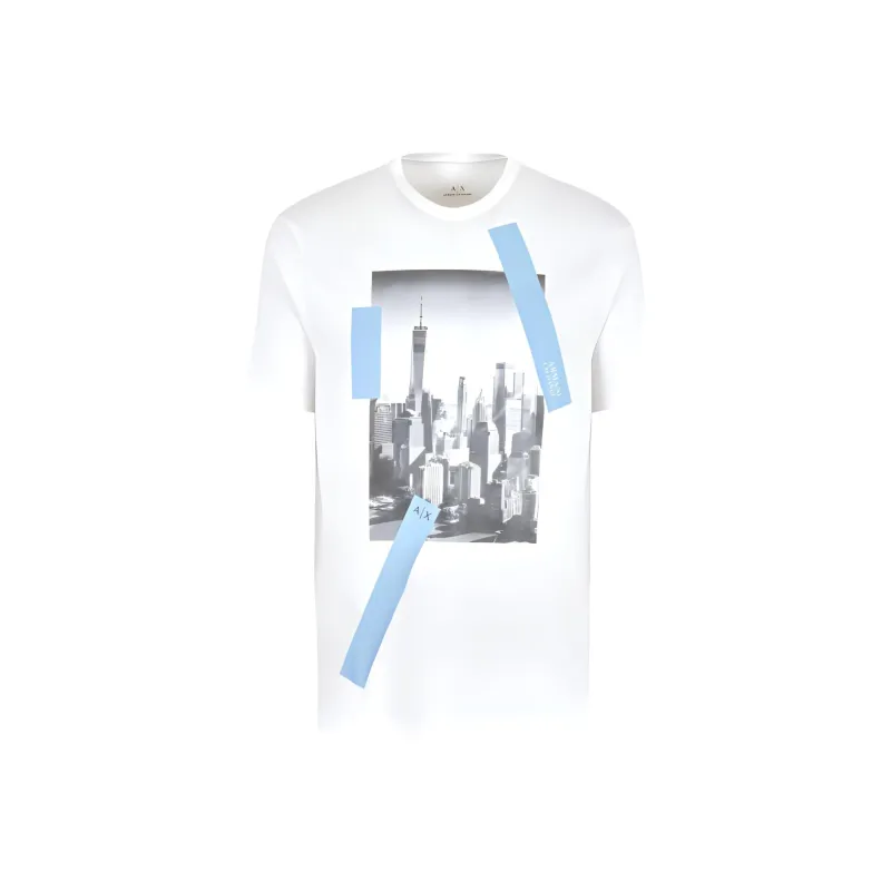 ARMANI EXCHANGEAE SS24 T Shirt Men's White-0