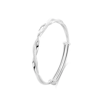 CANHUI S999 Fine Silver Bangles Women's