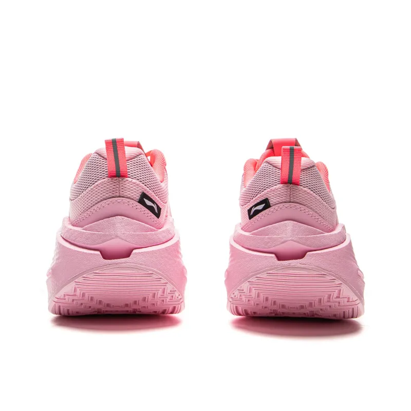 LiNing Jueying CRC Slip Resistant Rebound Low Top Casual Shoes Women's Pink-5