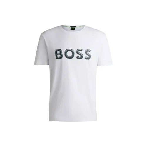 HUGO BOSS Logo print T shirt