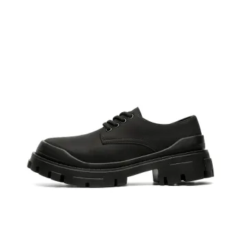 JANECO Men's Casual Shoes Men's Matte Black