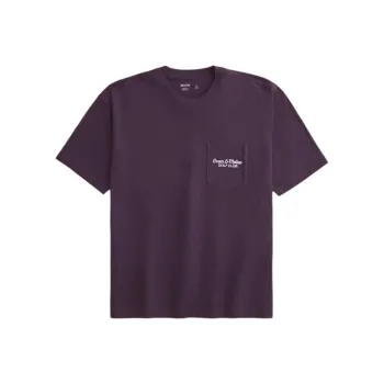 Hollister T-Shirt Men's Dark Purple