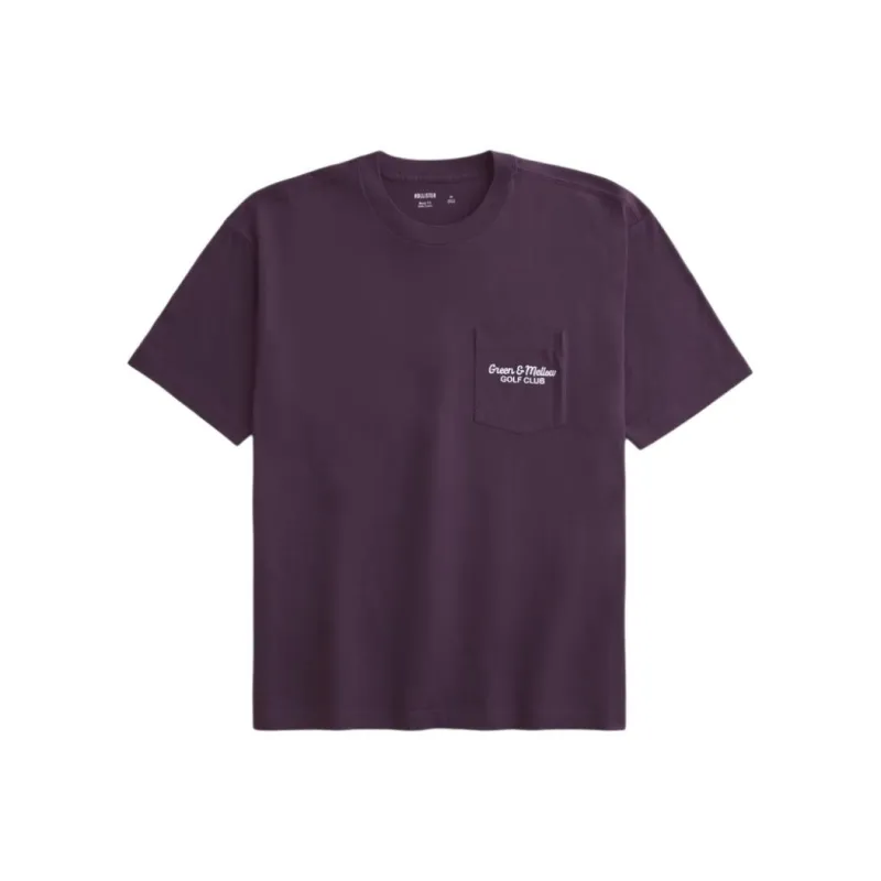 Hollister T-Shirt Men's Dark Purple-0