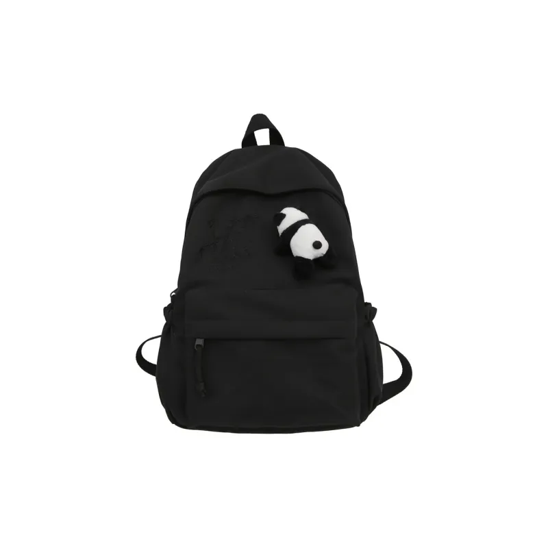 URBAN FOREST Nylon Backpack Unisex Ecru/Black/Pink/Light Yellow/Light Green/Light Blue-4