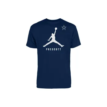 Jordan NFL Dallas Cowboys D4K Dak Prescott T-Shirt Men's Marine Blue