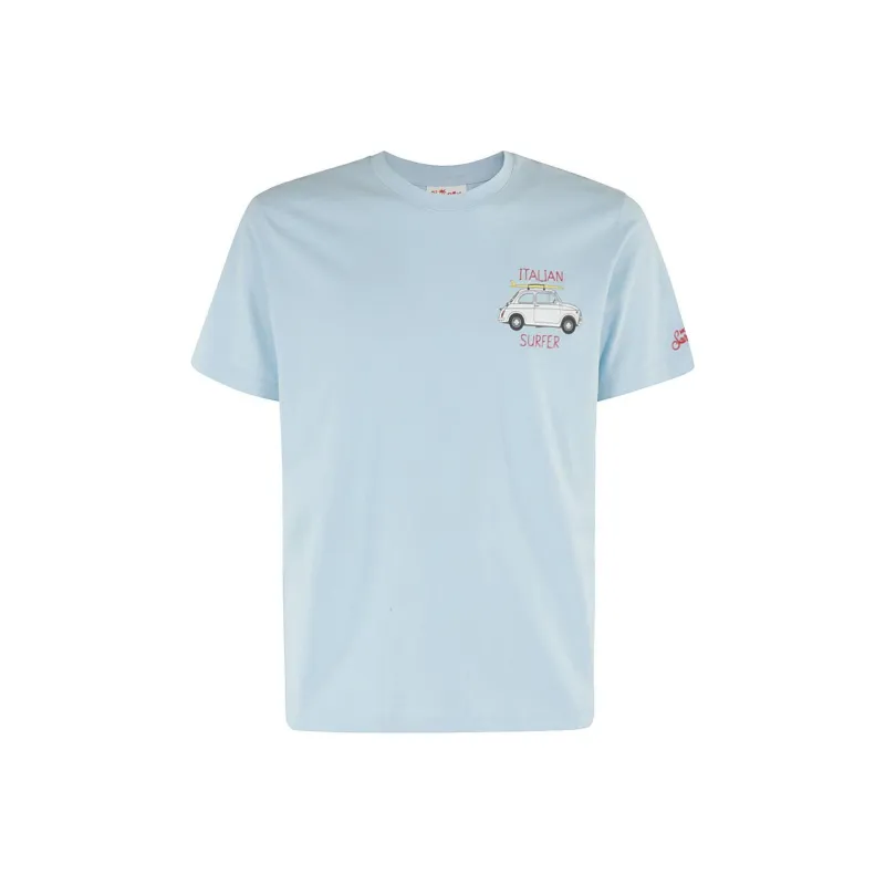 MC2 Saint Barth X Fiat© 500 Spiaggina print T shirt-0