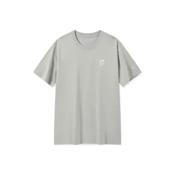 XTEP T Shirts Men City Solitude Gray