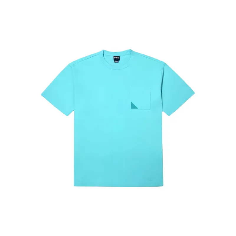 FILA T Shirts Unisex Aqua Blue-0