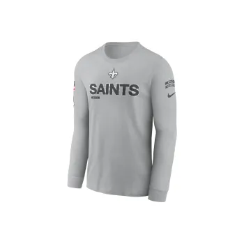 Nike New Orleans Saints Salute To Service Mascot Edge Legend Men's Nike Nfl Long Sleeve T Shirt