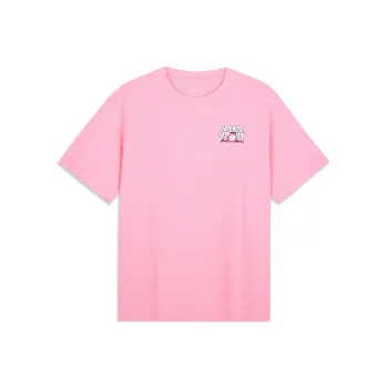 LiNing x LEAGUE OF LEGENDS Sports Life Collection T Shirt Unisex Morning Light Pink