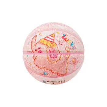 Kuangmi KMBB580 PU Basketball Pink Size 4 5 Size Street Training Kids'