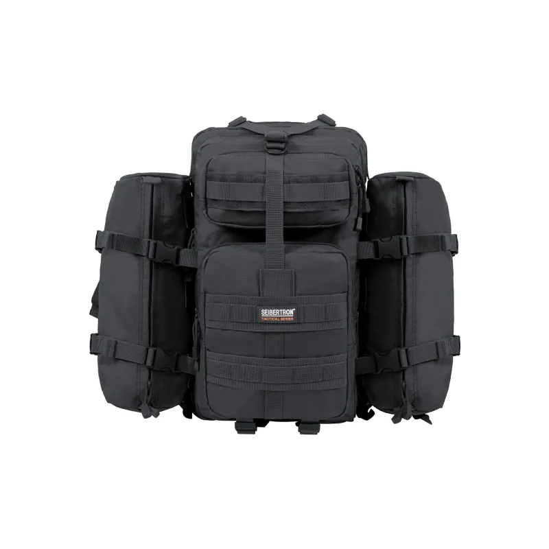 Seibertron Outdoor Bags Abrasion Resistant Black/Brown Unisex-0