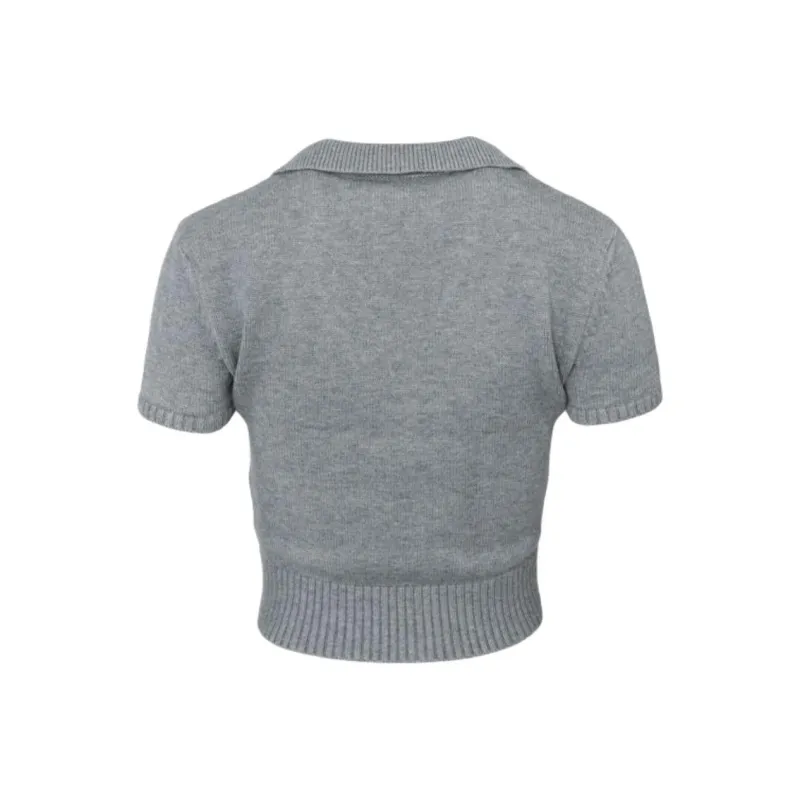 Danielle Guizio FW24 Knitwear Women's Gray-1