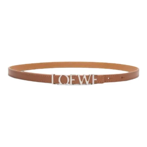 LOEWE Logo Lettering Buckle Belt