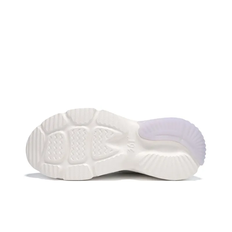 361° Cushioning Breathable Lightweight Low Top Casual Shoes Women's Feather White Light Grape Purple-6