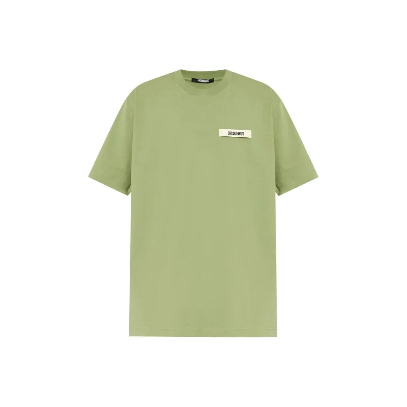 Jacquemus Logo Patch Crewneck T Shirt-0