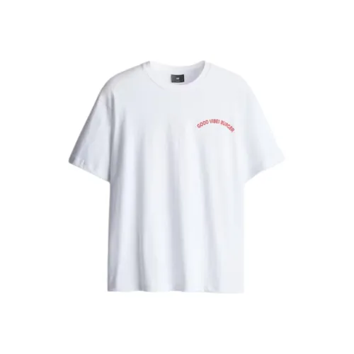 H&M T-Shirt Men's White/Good Mood Burger