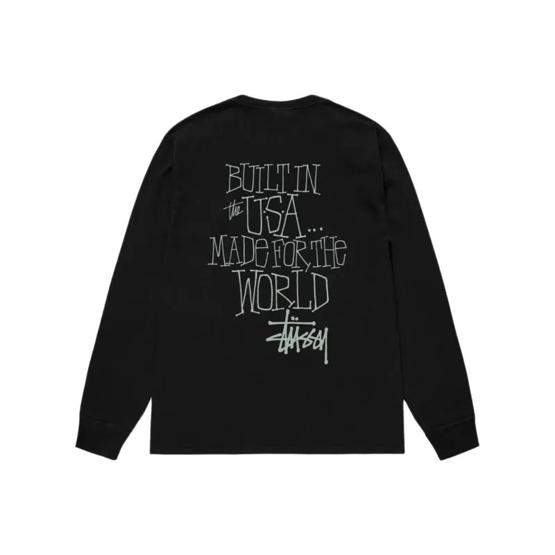 Stussy Built In Usa Pigment Dyed Ls Tee-0