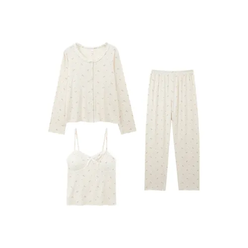 Sleeping Beauty Pajama Set Women's Ivory