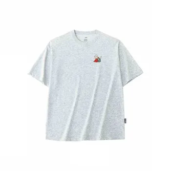 CHAOJIANTA x DALISHUISHOU LIANMINGKUAN T Shirt Unisex Gray Heather Gray